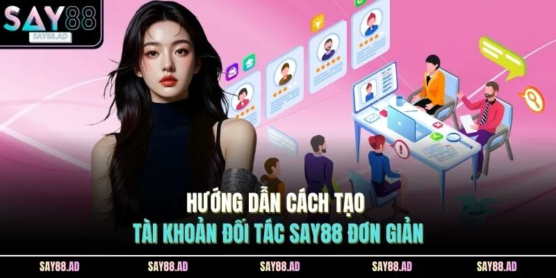 Đại Lý SAY88 2 Hướng dẫn cách tạo tài khoản đối tác SAY88 đơn giản